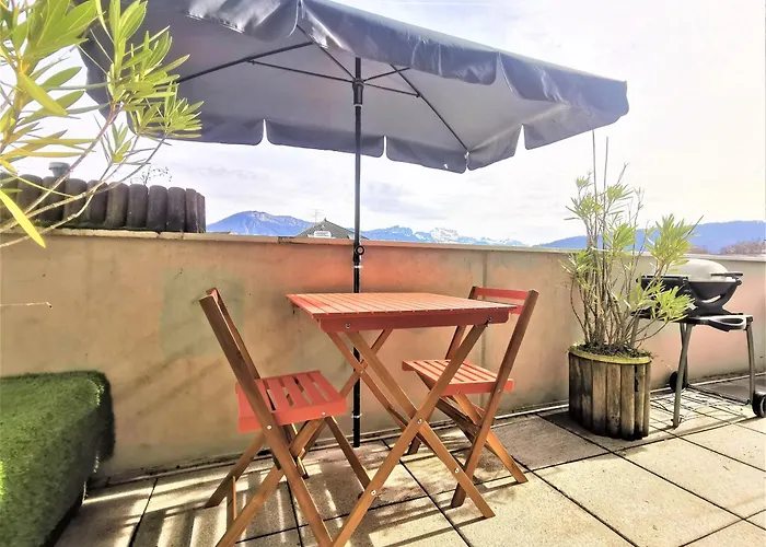 L\'Harmony 3*, 2 Velos, Vue Montagnes, Terrasse