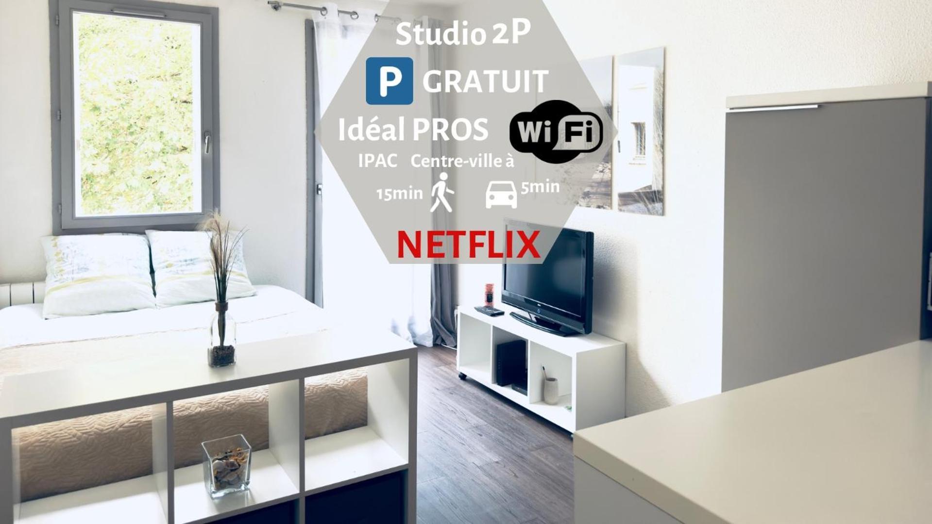 *le Cityzen*15min Du Centre A Pied+parking Gratuit Annecy