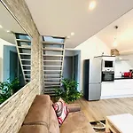 Le Red Loft à 5min du centre-ville avec parking privatif gratuit