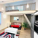 Le Red Loft A 5Min Du Centre-Ville Avec Parking Privatif Gratuit