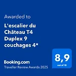 L\'Escalier Du Chateau T4 Duplex 9 Couchages 4*
