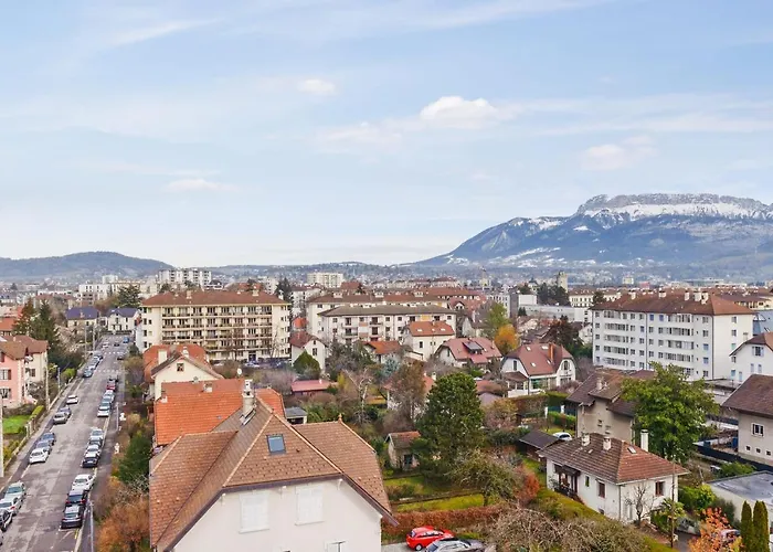 Nice 2Br W Balcony And Splendid View On The Mountains In Annecy - Welkeys