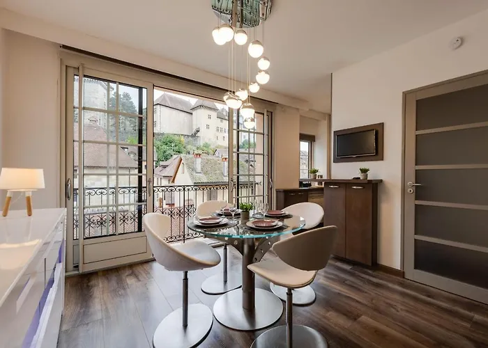 Studio Suite Annecy - Vue Sur Le Chateau Climatisation