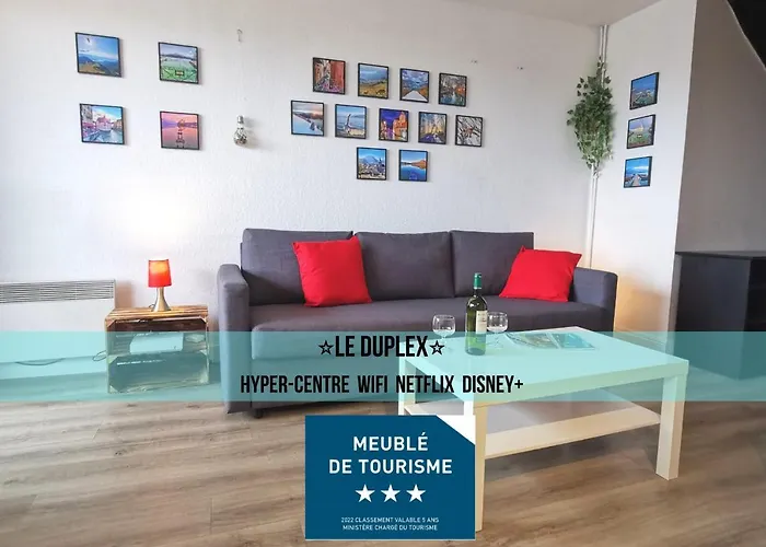 Le Duplex - Hyper Centre - Gare - Wifi - Netflix - Disney +