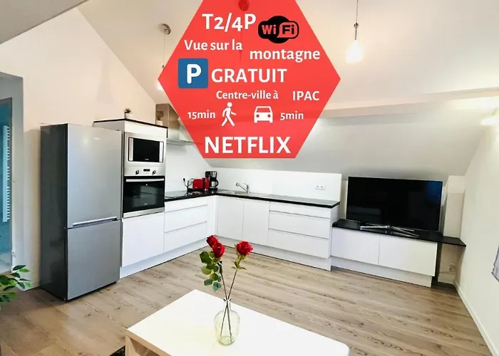 Le Red Loft à 5min du centre-ville avec parking privatif gratuit