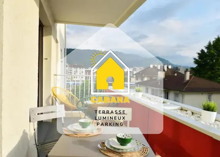Cabana & Le Central - Proche Lac , Terrasse Et Parking