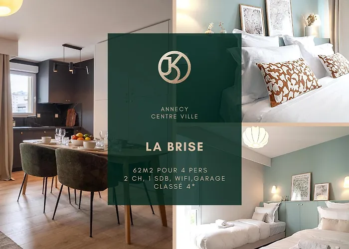 La Brise 4* I T3 Centre Ville I Garage