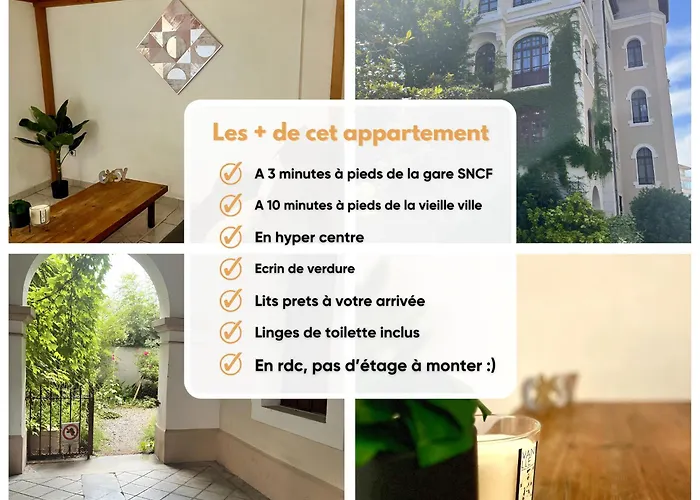 Ecrin De Verdure Hyper Centre Avec Jardin Commun