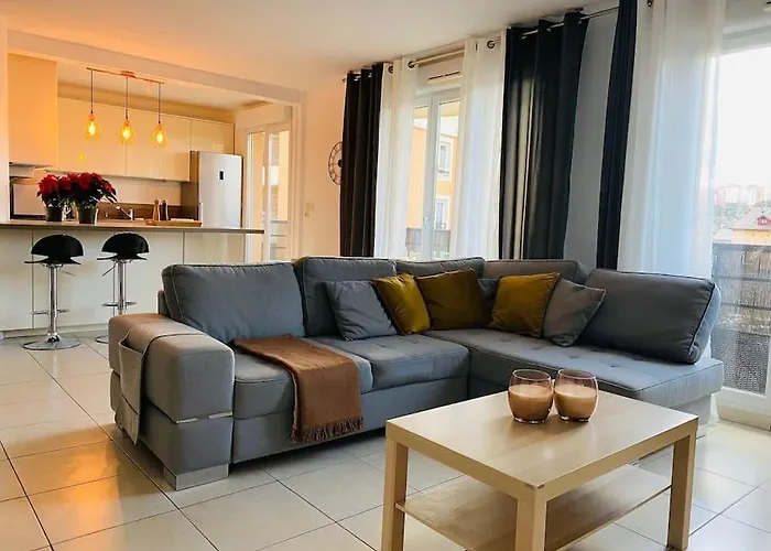 T3 Cosy - Balcon - Parking Free