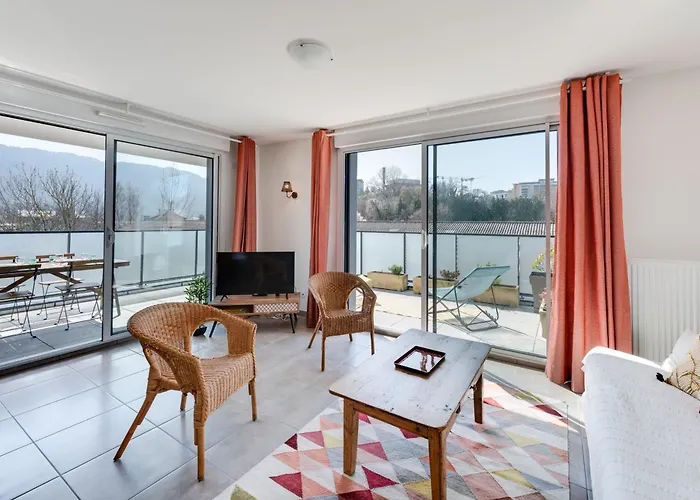 Origami - T3 New & Cozy 2 Steps From The Center Of Annecy With Wifi &
