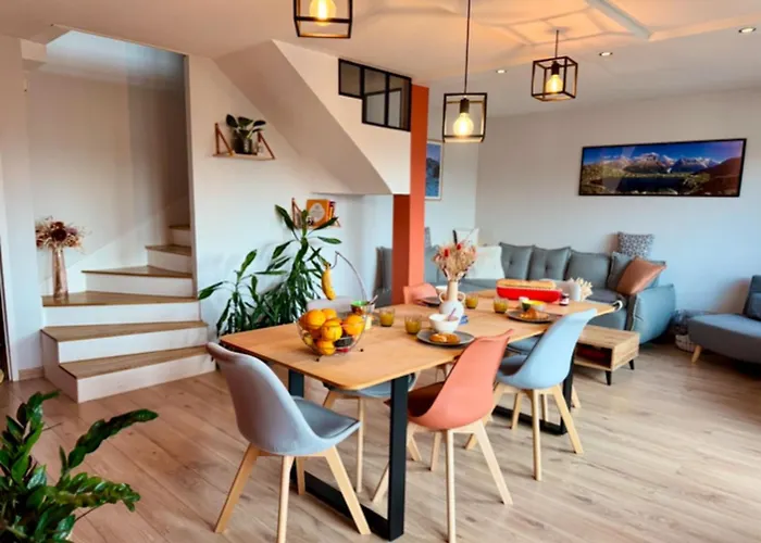 Spacious Apartment With Balcony