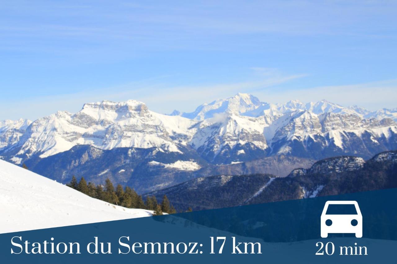 Homey Montaigne - New - A 1 Min A Pied Du D'annecy - 2 Balcons Prives - Avec 2 Chambres - Stationnement Gratuit Toute L'annee Sauf En Ete - Juin A Aout Annecy