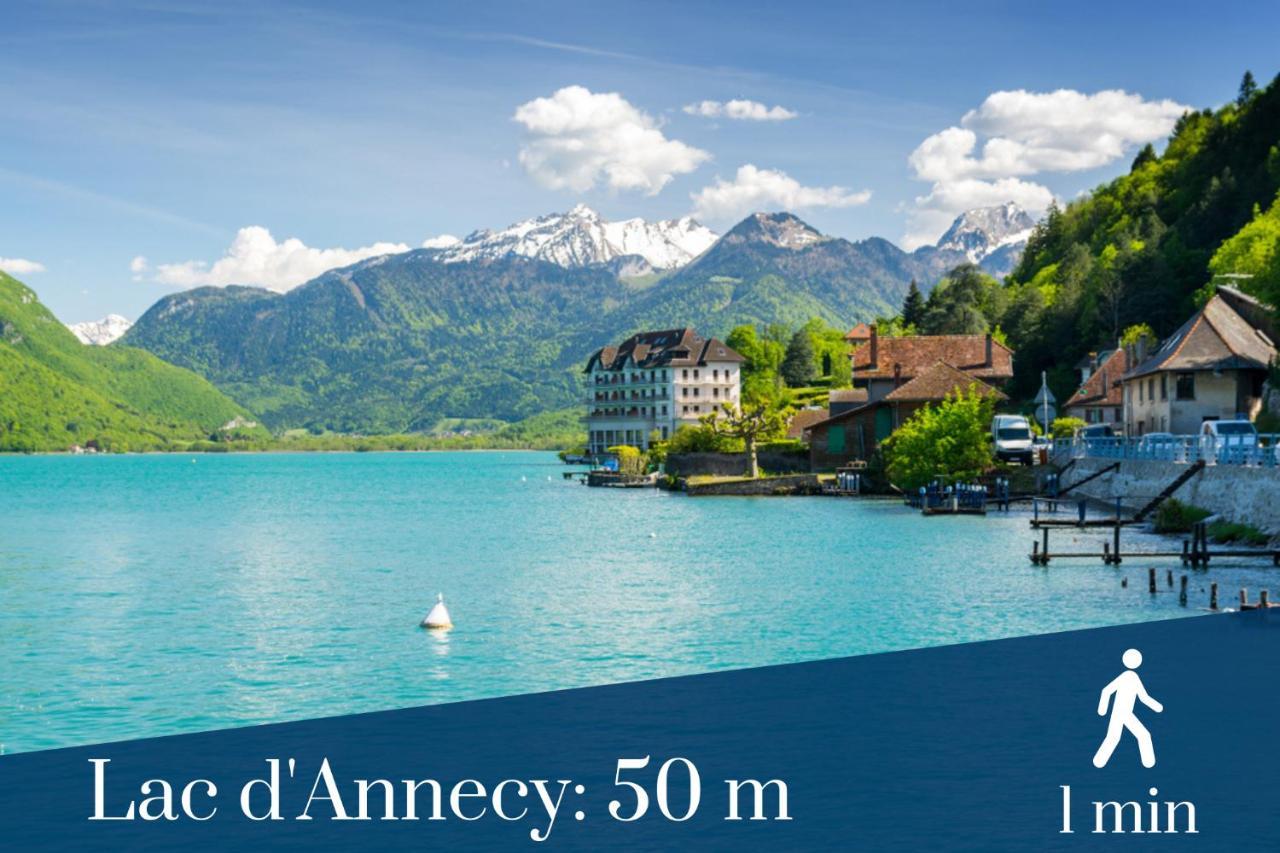 Homey Montaigne - New - A 1 Min A Pied Du D'annecy - 2 Balcons Prives - Avec 2 Chambres - Stationnement Gratuit Toute L'annee Sauf En Ete - Juin A Aout Apartment Annecy