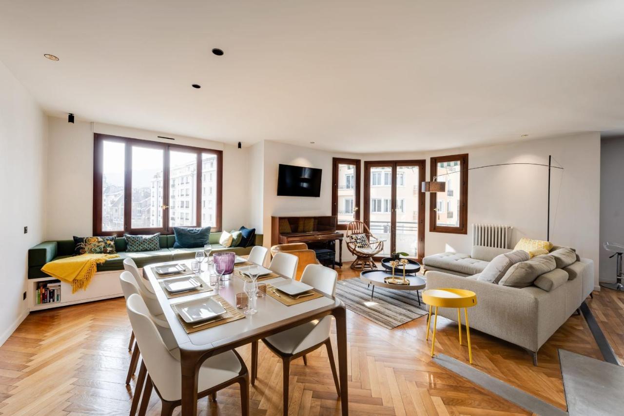 Appartement Sommeiller - Grand T4 De 130m Pour 6 Personnes Avec Parking Annecy