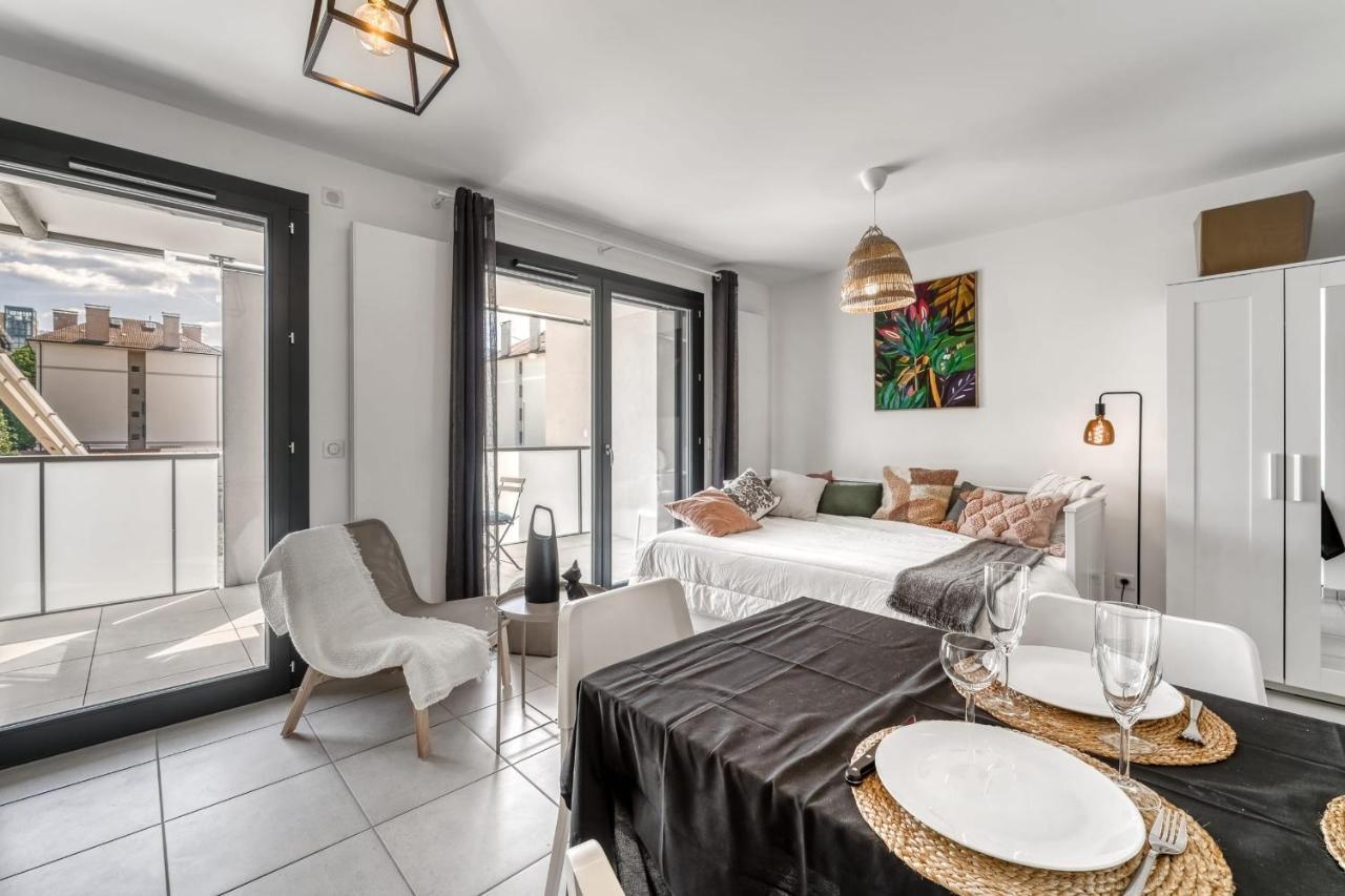 Apartamento Emergence - Beautiful For 2 People Balcony And Garage Annecy