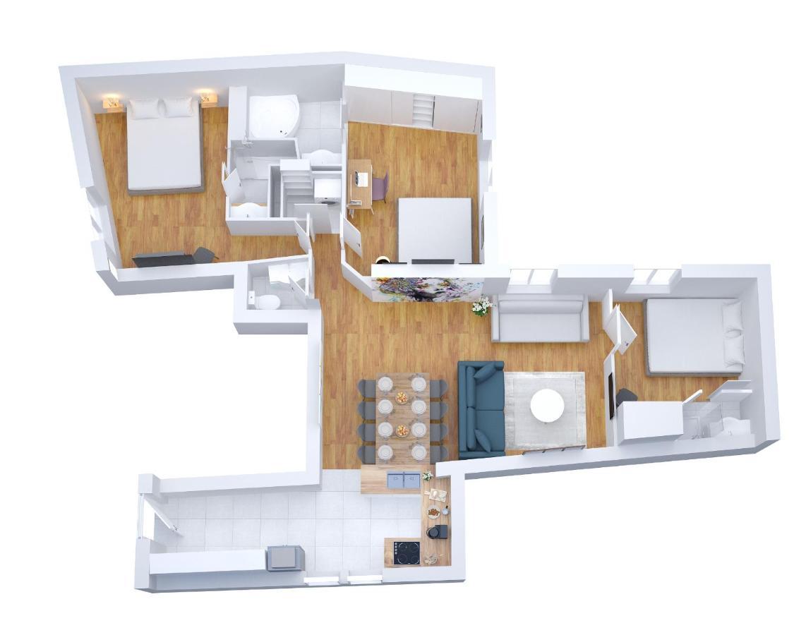 Le Paquier - Mycosyapart, Vieille Ville, Calme, Lac 100m, Netflix Apartment