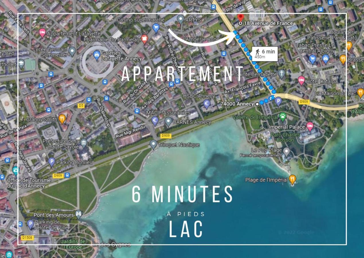 Volcania 2 Chambres 500 M Parking * Annecy