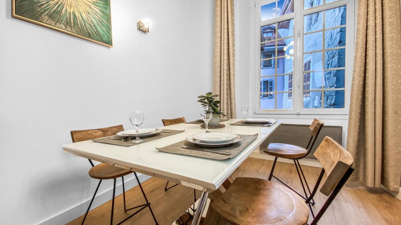 Homey Earl - Hypercentre - Proche Gare - Sauna Privatif - Balcon Prive - Wifi Gratuit Annecy