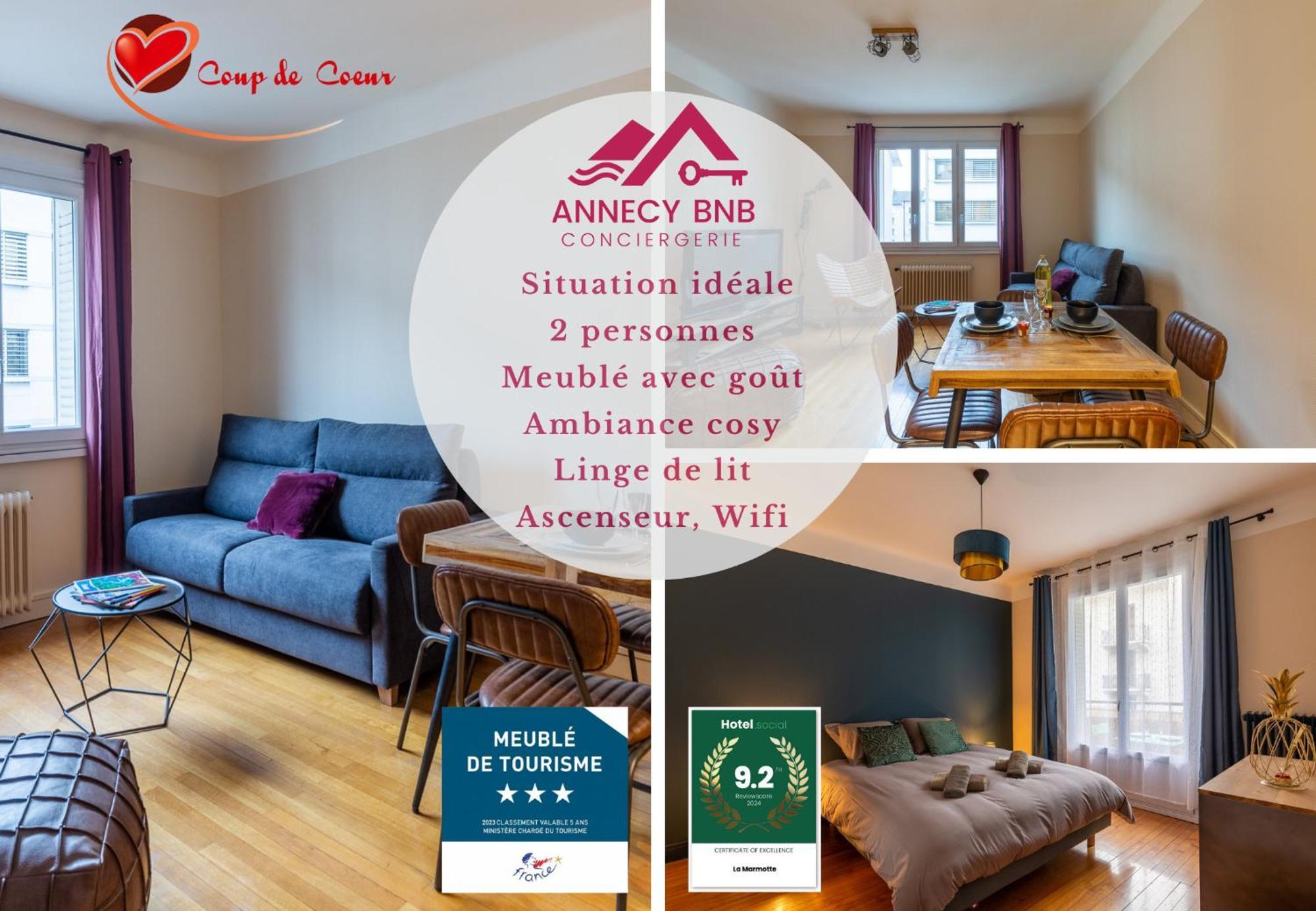 Apartment La Marmotte: 2 Persons, Center And Lake, 3* *