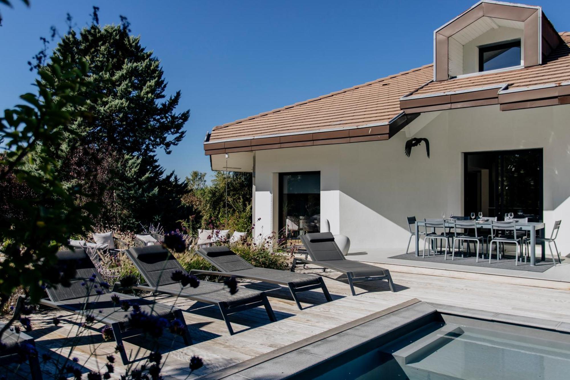 Luxe, Au Calme Avec Piscine A 5min Du Villa Annecy