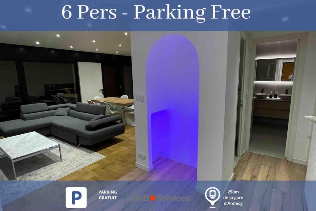 Centre-ville: 3 Couchages, Parking