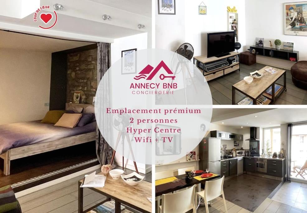 Sur Le Thiou, Cosy 2 Pers, En Vieille Apartment