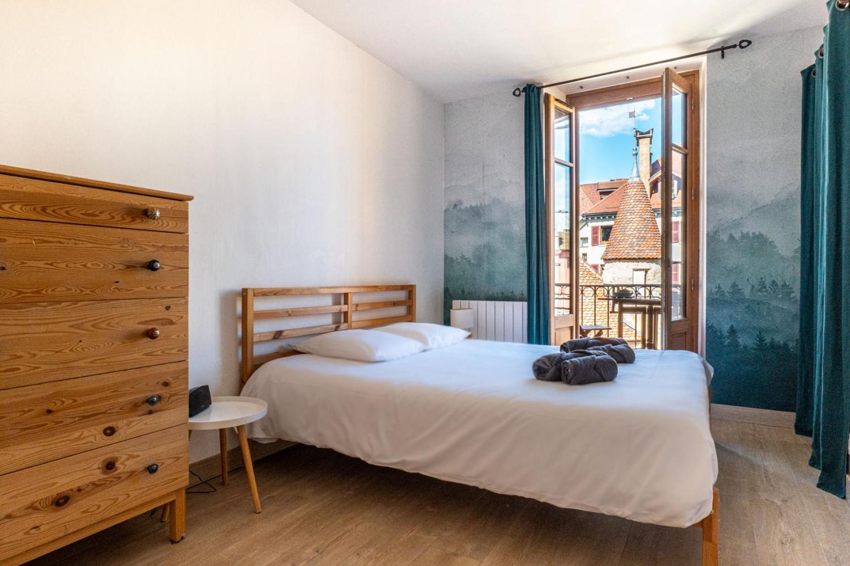 L'isle Perriere - Chambre-balcon-vue Apartment
