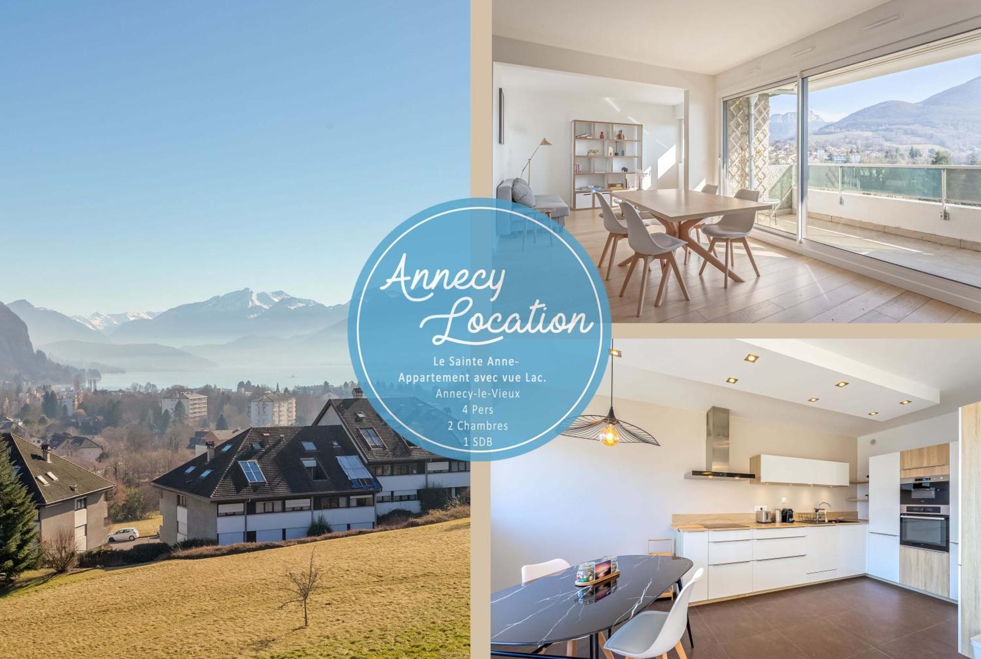 Le Sainte Anne- Avec Vue Apartment Annecy