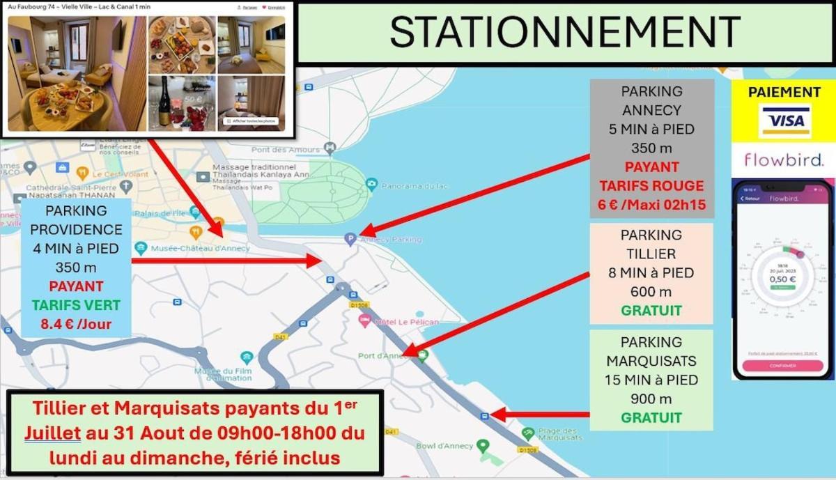 Au Faubourg -old - & Canal 1 Min * Annecy