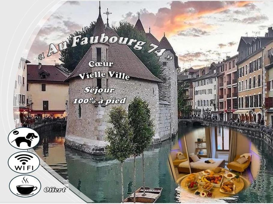 Au Faubourg -old - & Canal 1 Min Annecy