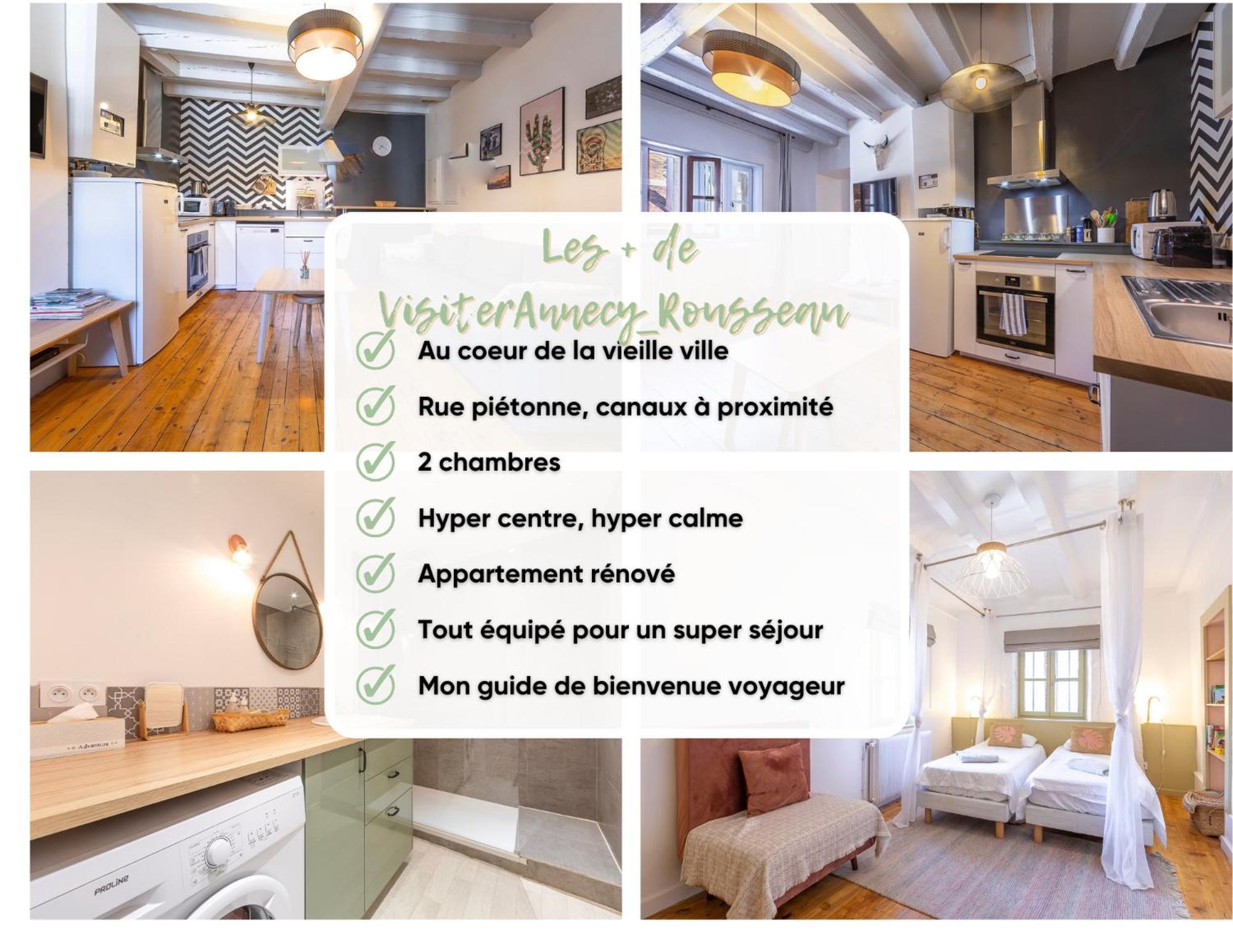 Bel Appartement, 2 Chambres, Coeur De Annecy