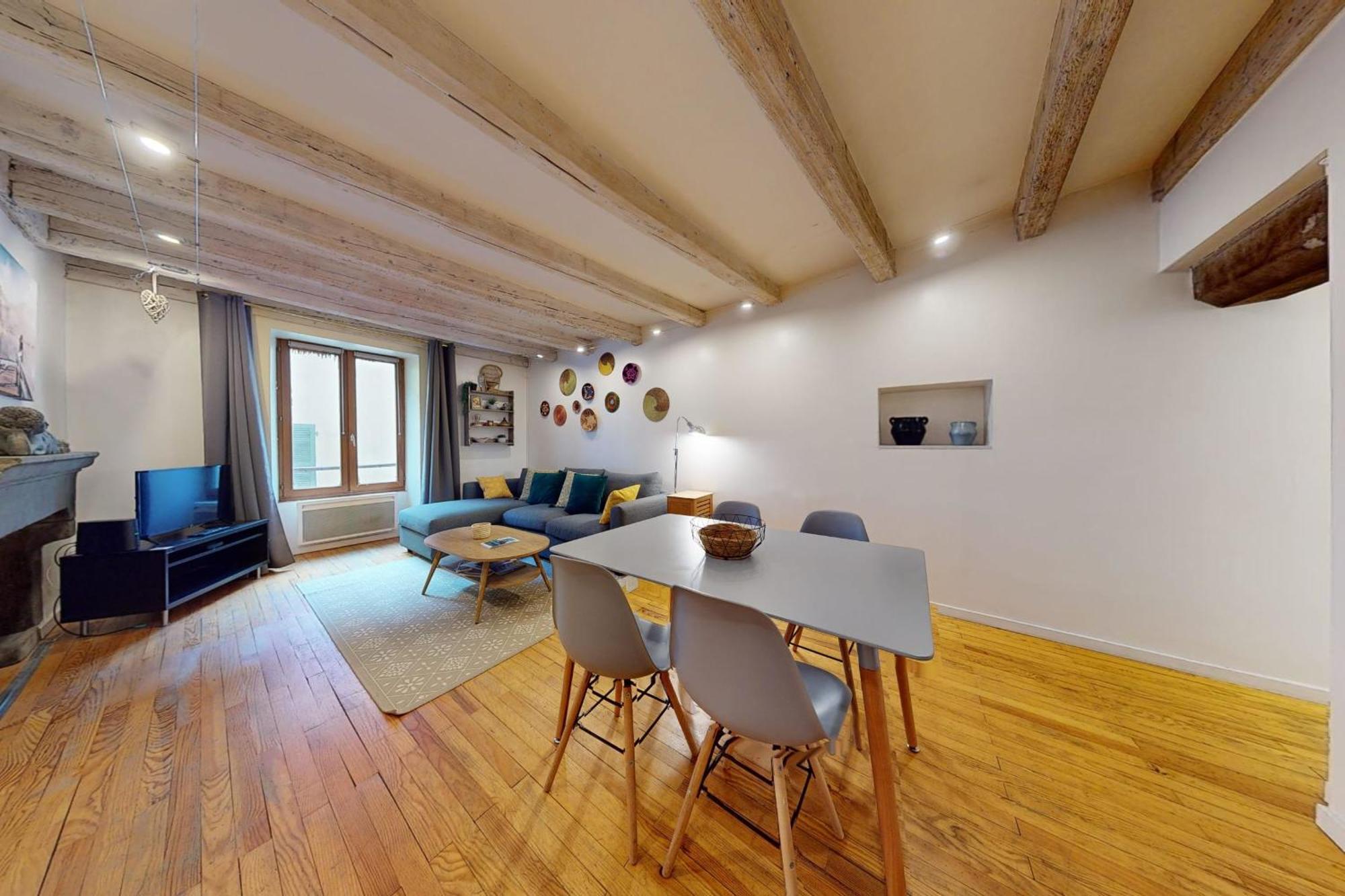 Le Cocon Rousseau - Pretty T2 In Old Town Apartment