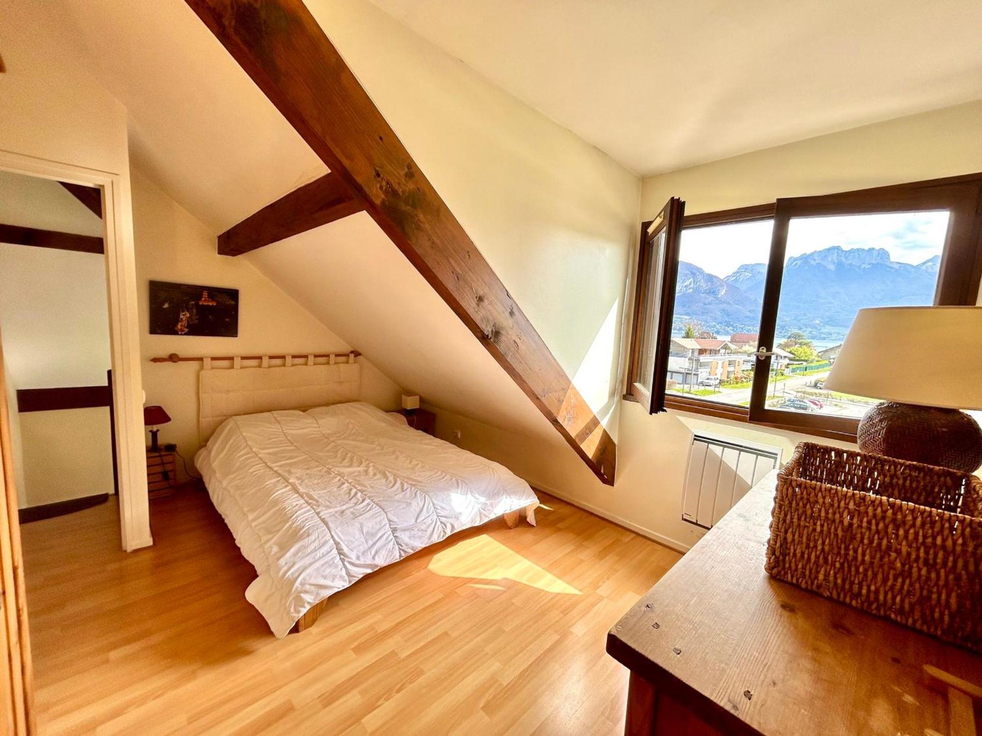 Duplex F2 Avec Terrasse Vue Lac, Parking Et Wifi - - Fr-1-432-5 Annecy