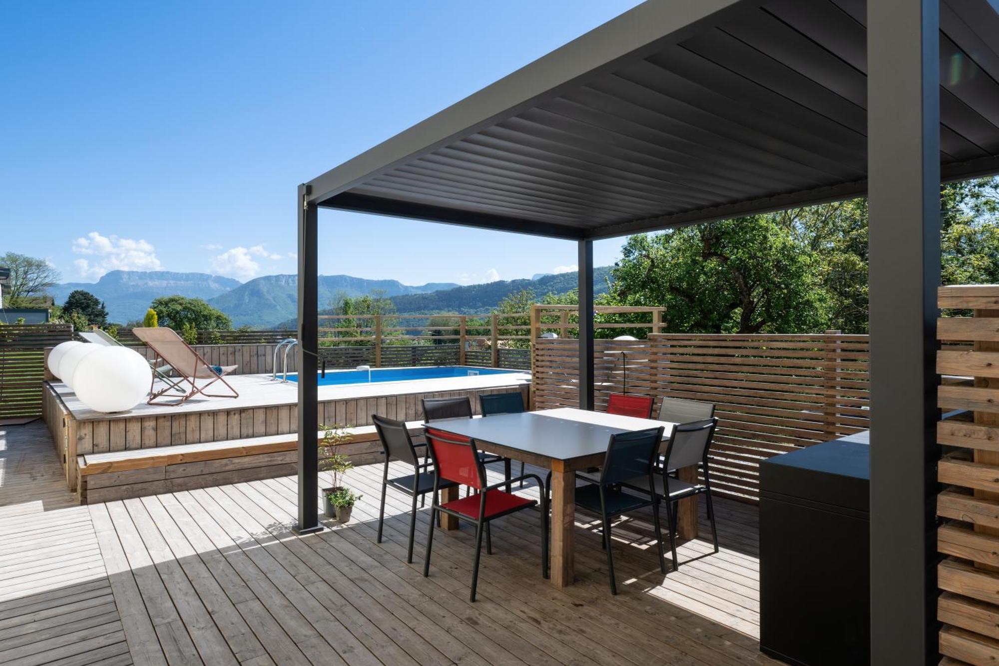 Avec Piscine & Terrasse Vue Montagne Apartment Annecy